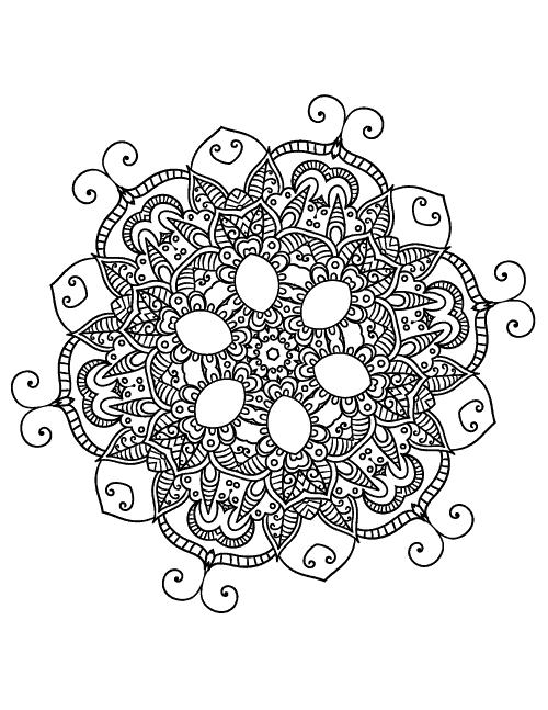 Talia Knight’s Free Coloring Page 10 – Tranquility Coloring